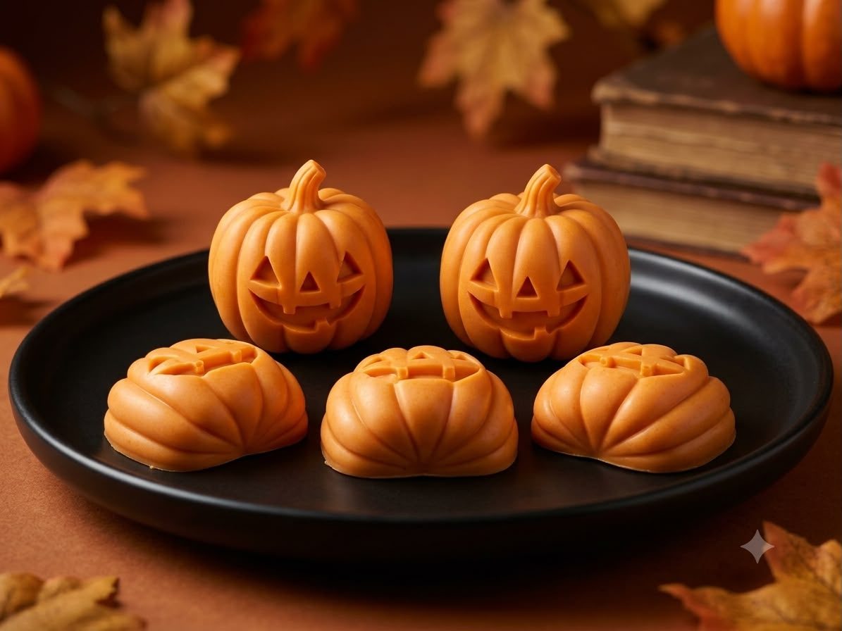 HALLOWEEN LANTERN orange caramel chocolate